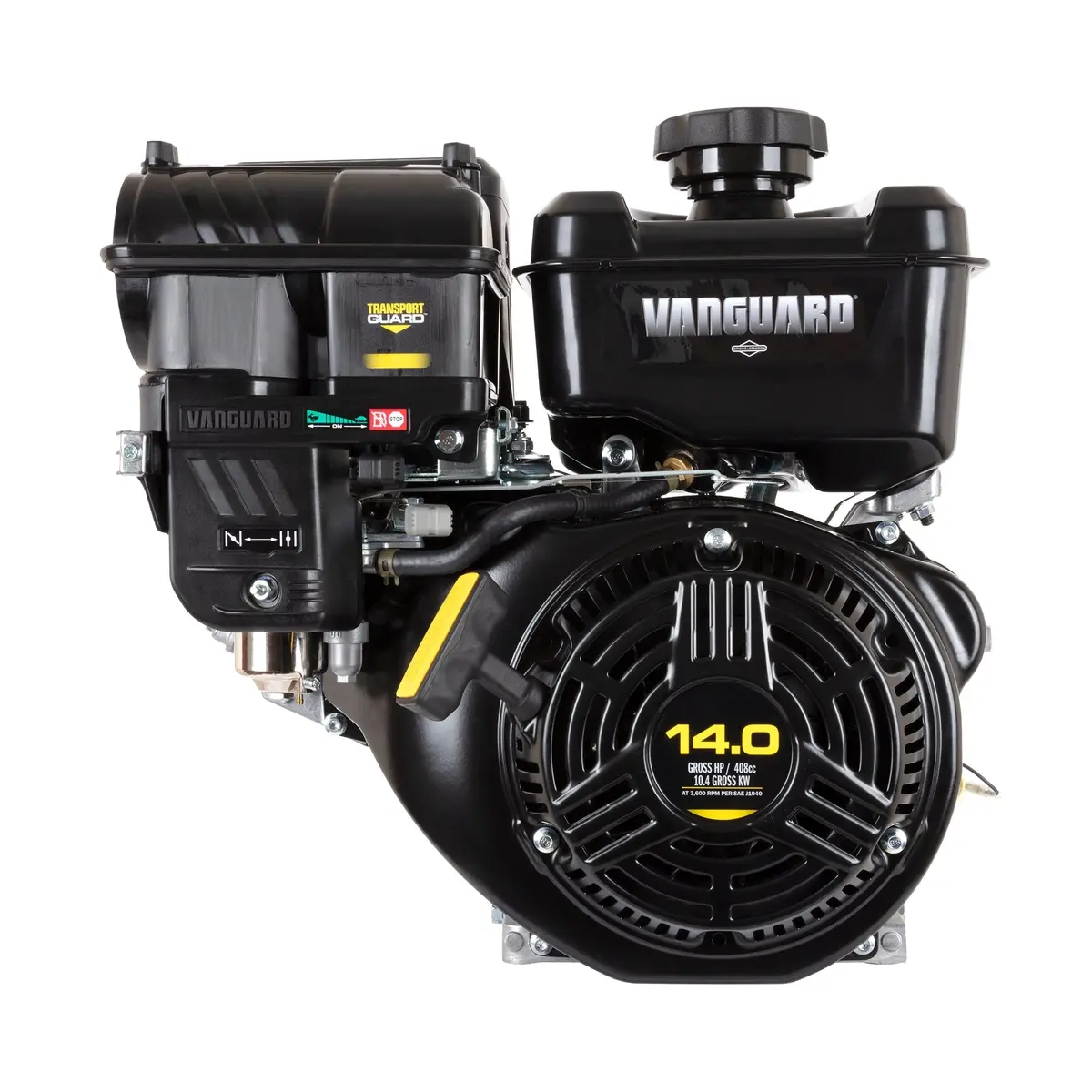 Briggs & Stratton 25V332-0006-F1 Vanguard 14 Hp 408Cc Horizontal Shaft Engine 1