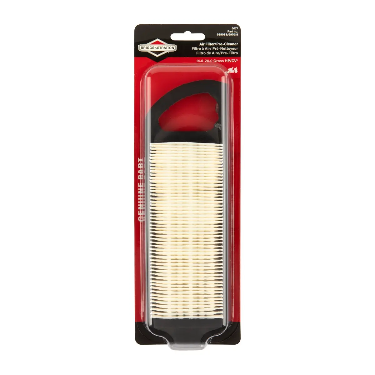Briggs & Stratton 5077K Air Filter Cartridge 1