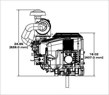 Briggs & Stratton 61G877-0014-J1 Vanguard Efi 40 Hp 993Cc Vertical Shaft Engine 2