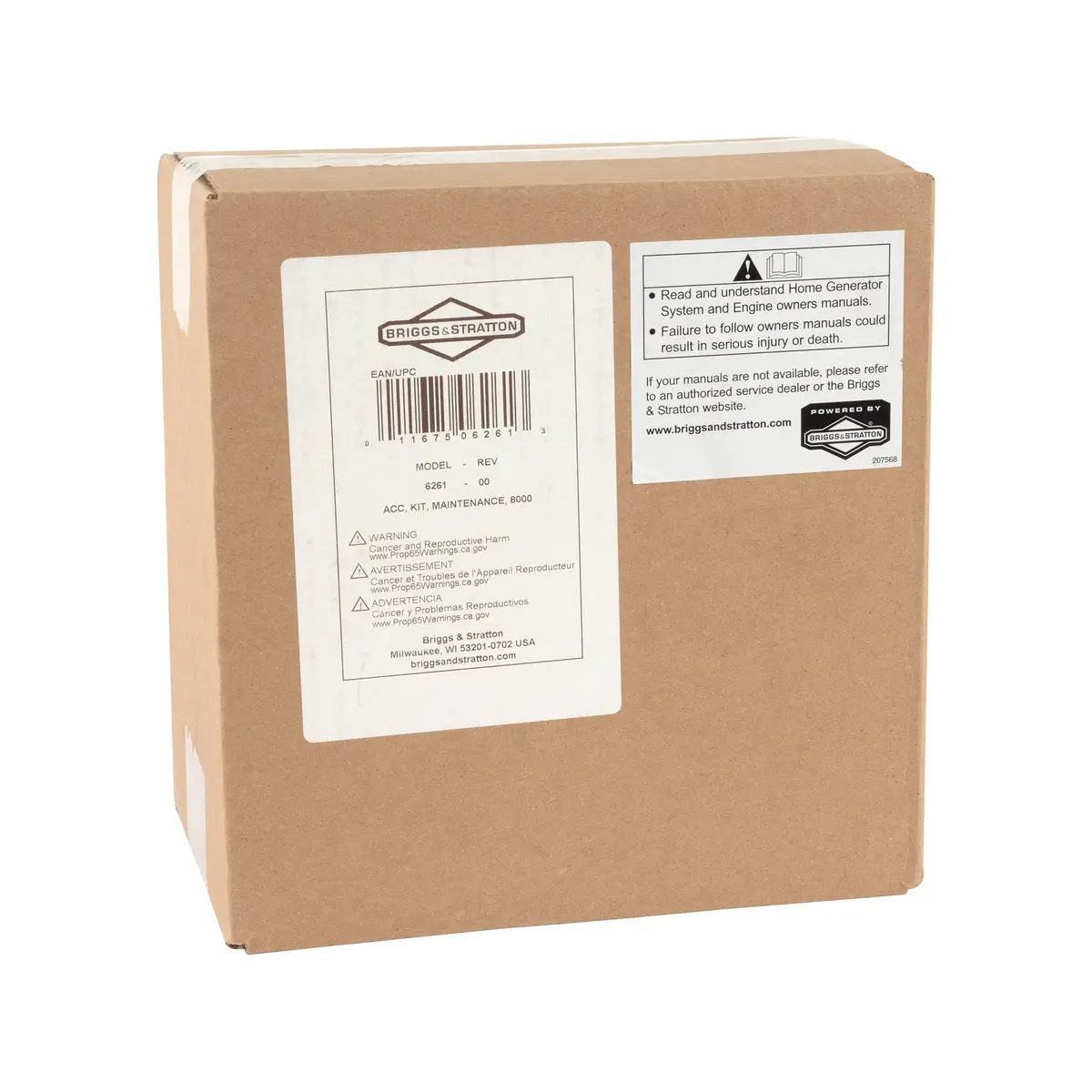 Briggs & Stratton 6261 8000 Maintenance Kit Acc 2