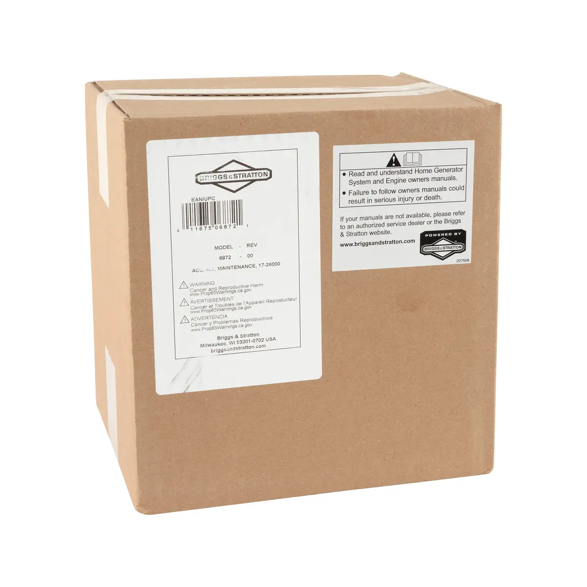 Briggs & Stratton 6872 17-26000 Maintenance Kit 2