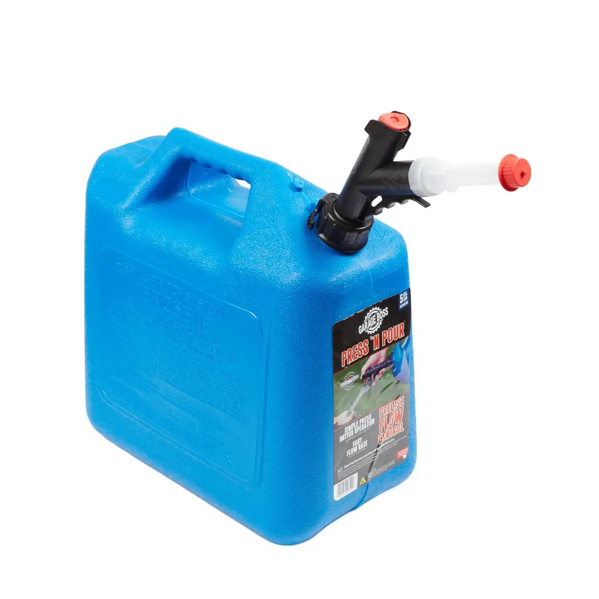 Briggs & Stratton Gb359 Garageboss Press 'N Pour Kerosene Can, 5 Gallon 1