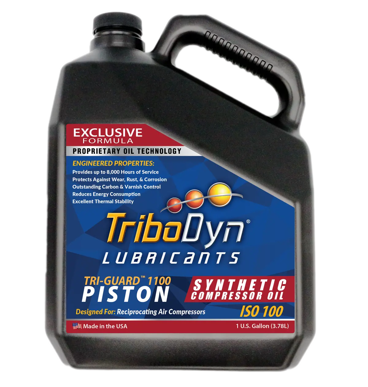 Tri-Gd-1100P Tribodyn Tri-Guard 1100 Piston Synthetic Compressor Oil 2