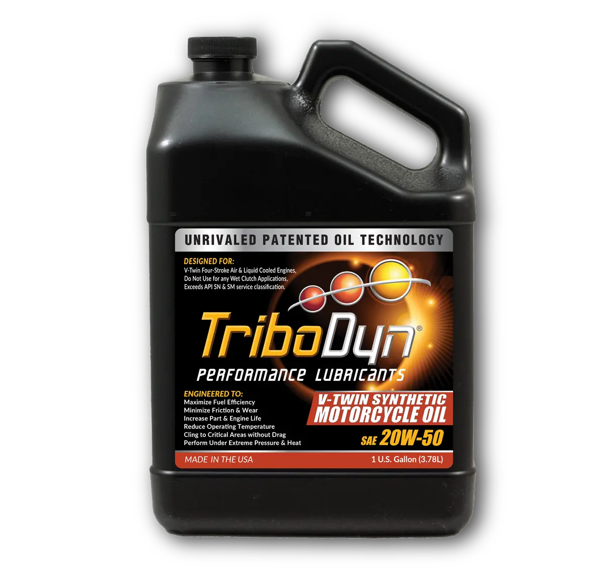 20W-50 V-Twin Synthetic Motorcycle Oil 2