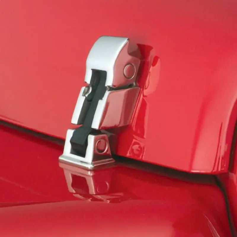 Rampage Stainless Steel Hood Catch For 1997–2006 Jeep Wrangler Tj 1
