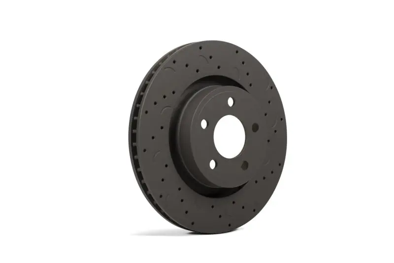 Hawk Talon Drilled & Slotted Front Brake Rotors For 1997 Ford F-150 4Wd 1