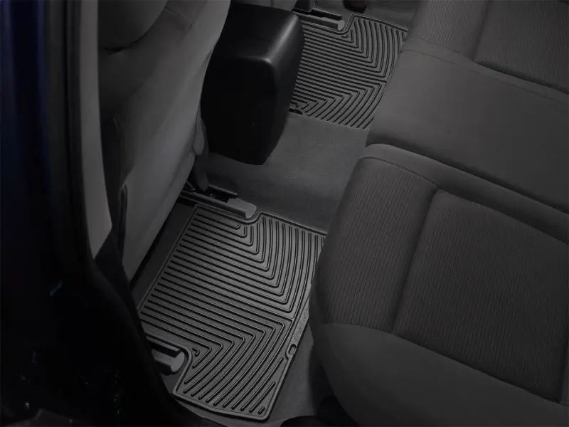 Weathertech Rear Rubber Floor Mats For 2007–2013 Mercedes-Benz S-Class (W221) – Black 1