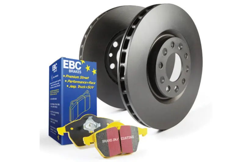 Ebc Yellowstuff Performance Brake Kit For Nissan S13 – Front Pads + Rk Slotted Rotors 1