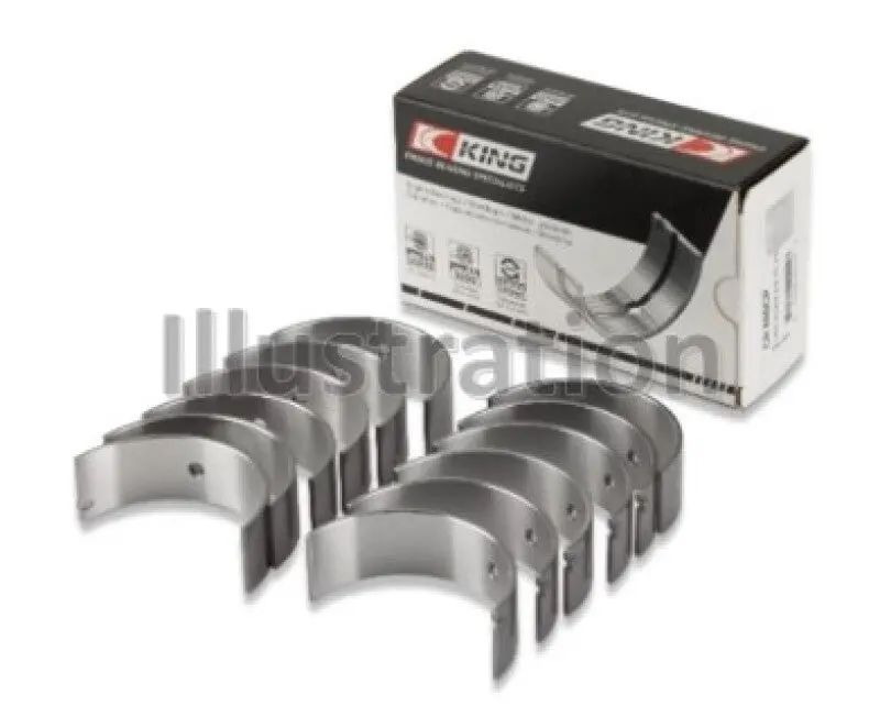 King Engine Bearings Chrysler 2.7L (Od+.002In) (Size +0.25Mm) Connecting Rod Bearing Set 1