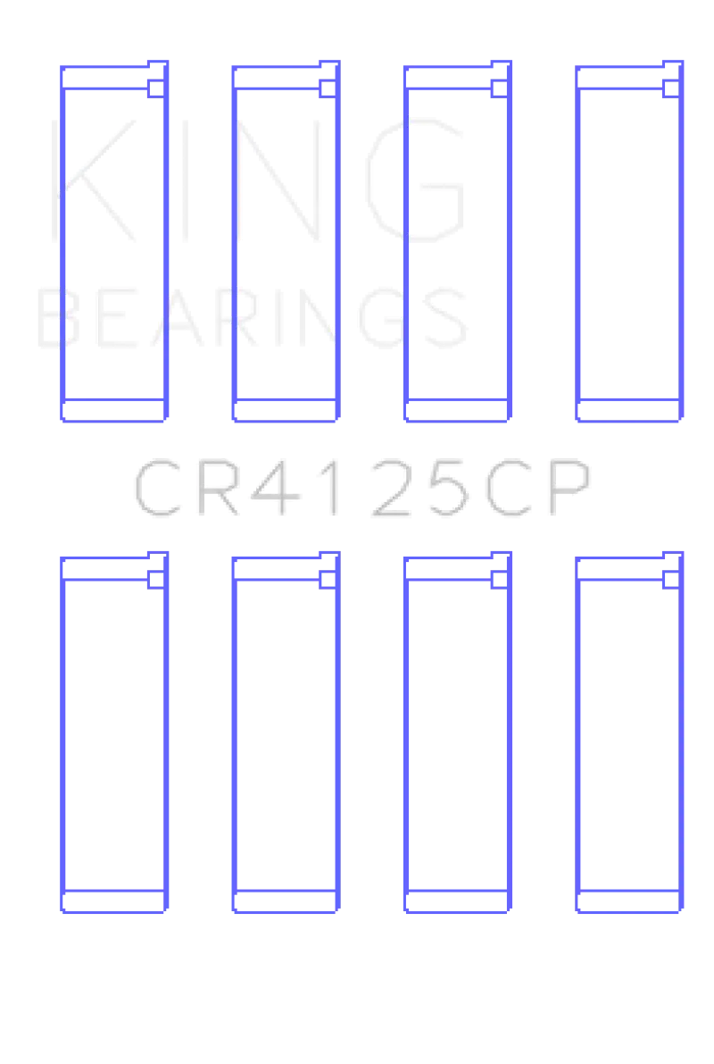 King Subaru Ej20/Ej22/Ej25 (Including Turbo) Performance Rod Bearing (Set Of 4) 1