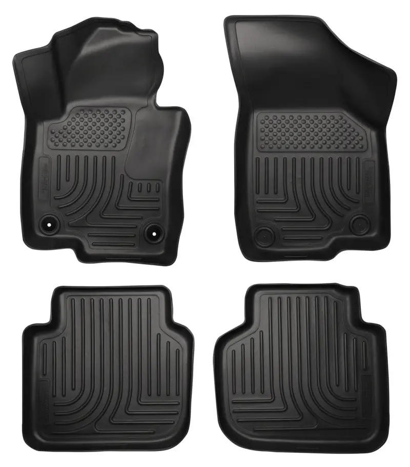 Husky Liners Weatherbeater Floor Liner Combo For 2012 Volkswagen Passat – Black 1