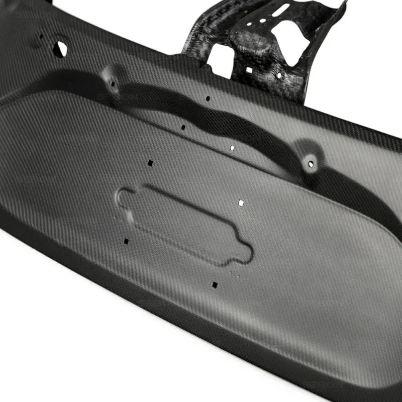 Seibon Dry Carbon Fiber Oem-Style Trunk Lid For 2017+ Honda Civic Type R Hatchback 1