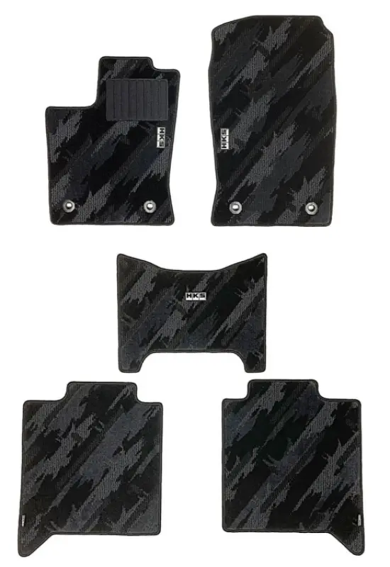 Hks All-Weather Floor Mats – Full Set For Toyota Tundra (Octagonal, Lhd) 1