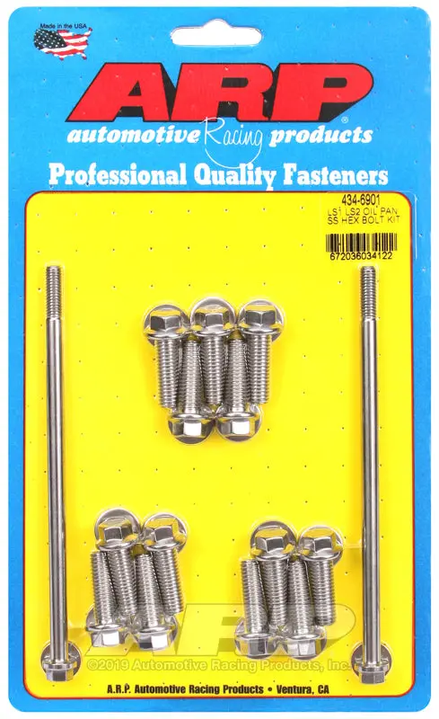 Arp Stainless Steel Hex Oil Pan Bolt Kit – Ls1/Ls2 Engine Applications 1