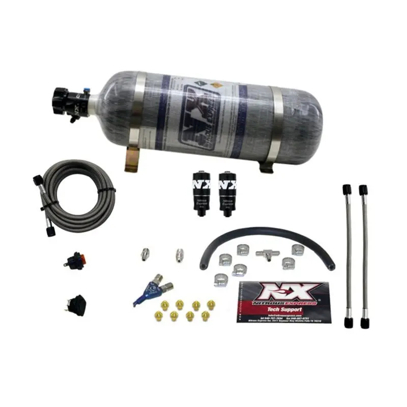 Nitrous Express Hitman Efi Single-Nozzle Piranha Nitrous System (35–75 Hp) With Composite Bottle 1