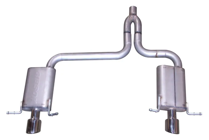 Gibson Stainless Steel Cat-Back Dual Exhaust System For 2007–2008 Chrysler Pacifica Touring 4.0L – 2.5-Inch Mandrel-Bent Design 1