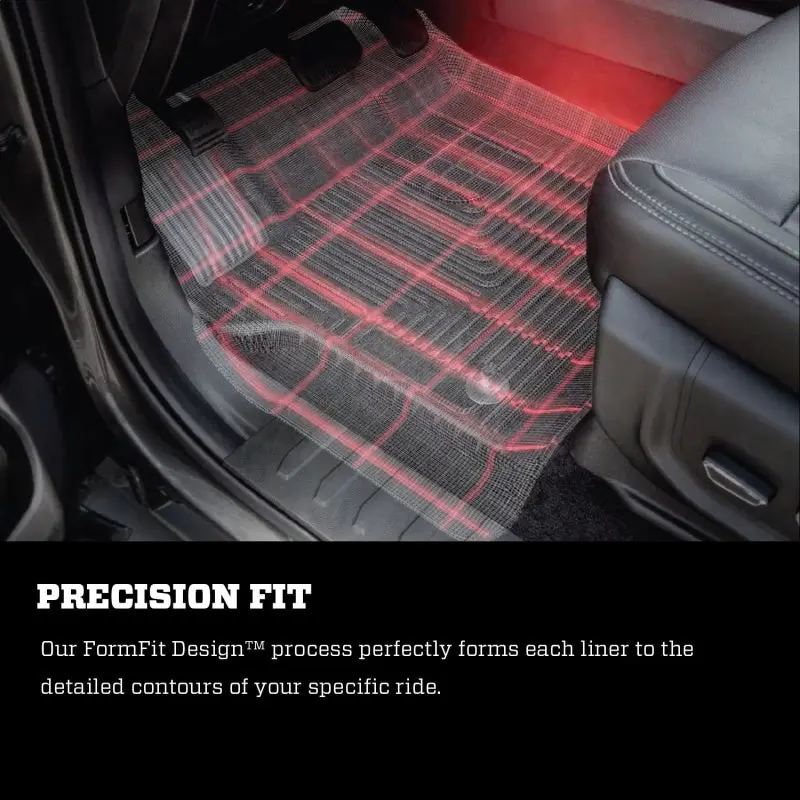 Husky Liners X-Act Contour Floor Liners For 2013–2020 Ford Fusion & Lincoln Mkz – Second Row, Black 2