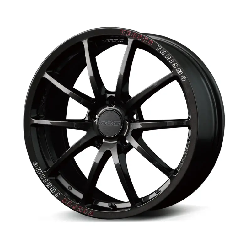 18X9.5 Inch Super Dark Gunmetal With Machined Face And Red Clear Coating 1