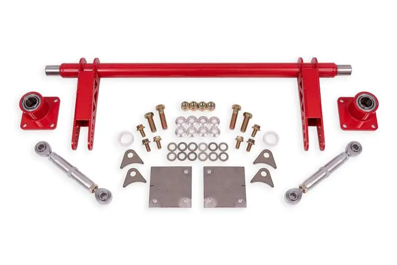 Bmr Hollow Rear Anti-Roll Bar Kit For 1979–2004 Ford Mustang – 1.375-Inch Weld-On Design In Red 1