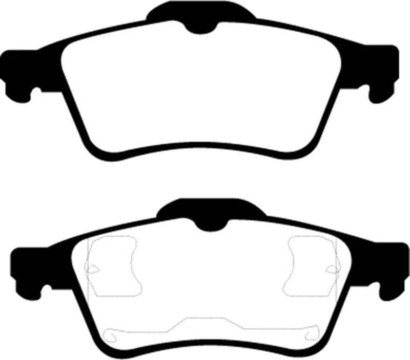 Ebc Yellowstuff Rear Brake Pads For 2003–2005 Mazda 3 2.0L 1