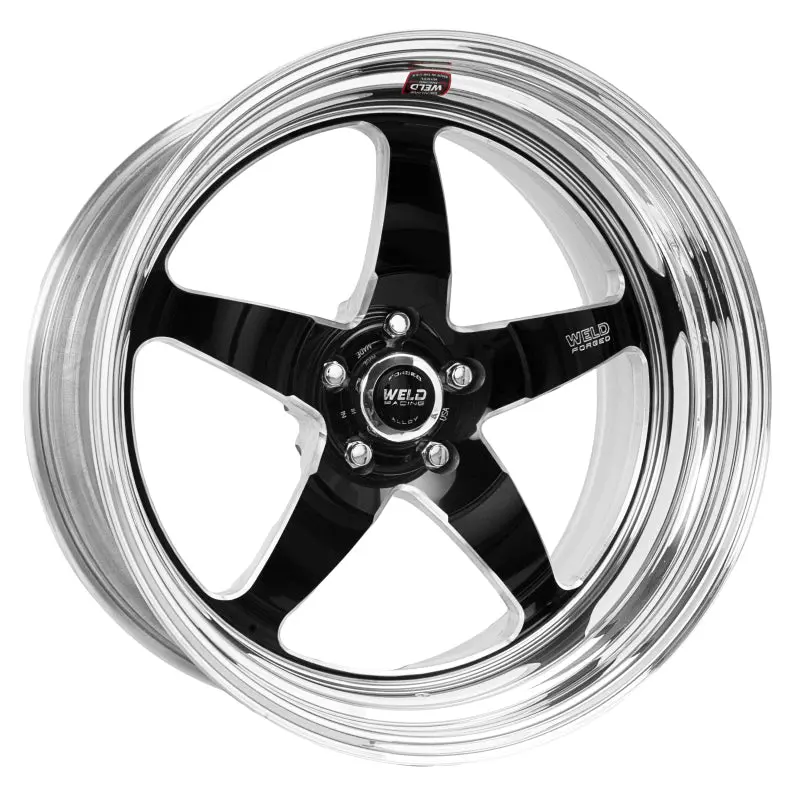 Weld S71 Black Alloy Wheel – 20X9 Inch, 5X4.5 Bolt Pattern, 6.3In Backspace, High-Pad Design (Non-Beadlock) 1
