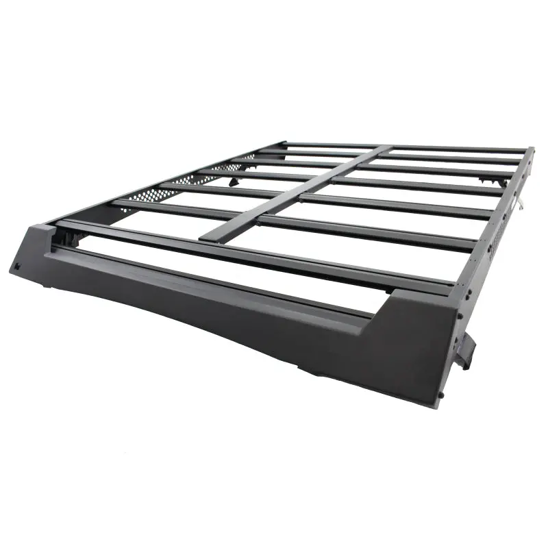 Go Rhino Ceros Low-Profile Roof Rack For 2021–2023 Ford F-150 Crew Cabs – Texas Black 1