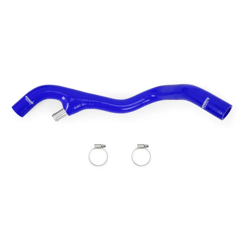 Mishimoto 03-04 Ford F-250/F-350 6.0L Powerstroke Lower Overflow Blue Silicone Hose Kit 1