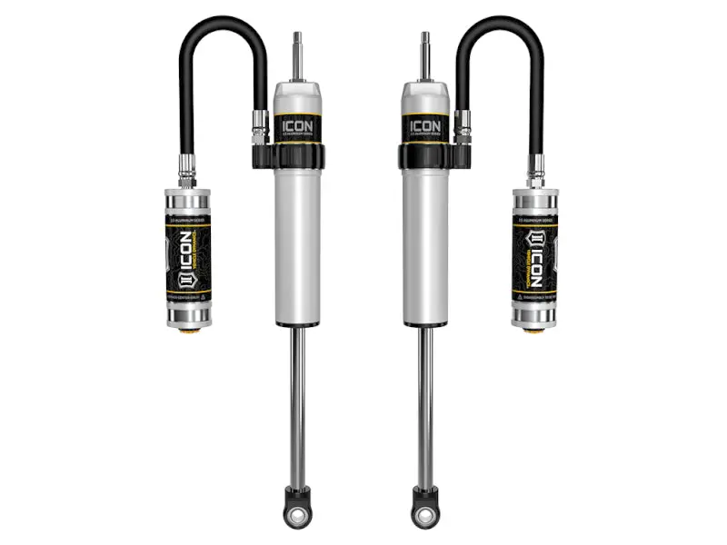 Icon 2.5 Series Front Shocks For 2011–2019 Gm Heavy-Duty Trucks – 0–2In Lift, Remote Reservoir, Includes Upper Control Arms 1