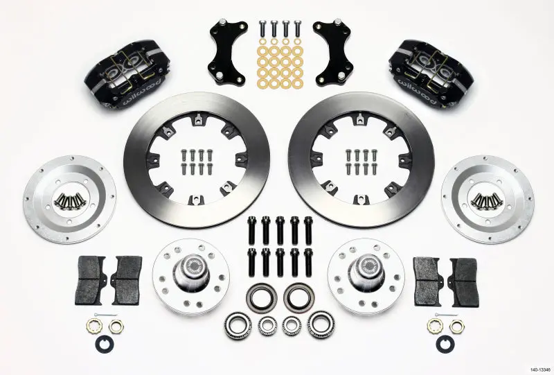 Wilwood Dynapro Dust Boot Kit – Front, 12.19" Wwe Prospindle Application 1