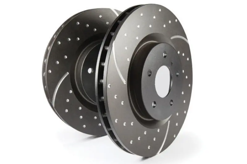 Ebc Slotted Rear Brake Rotors For 2009–2010 Pontiac Vibe 2.4L Awd (Gd Platform) 1