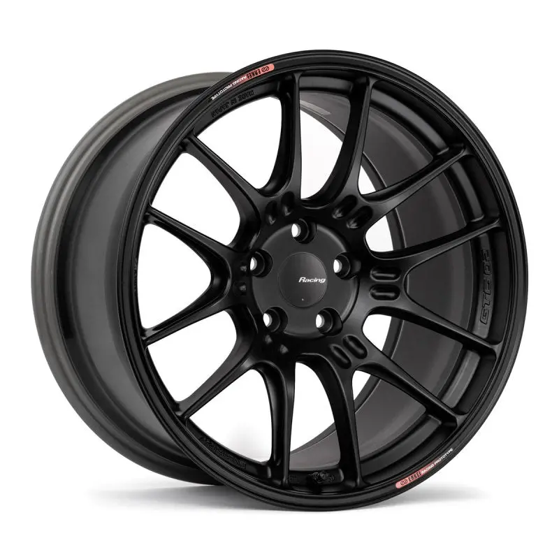 Enkei Gtc02 Matte Black Alloy Wheel – 18X10.5 Inches, 5X114.3 Bolt Pattern, 35Mm Offset, 75Mm Center Bore 1