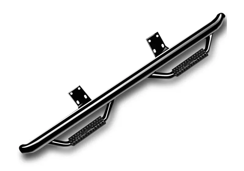 N-Fab Gloss Black Nerf Step For 2015–2017 Ram 1500 Crew Cab (3-Inch Diameter, Cab-Length) 1