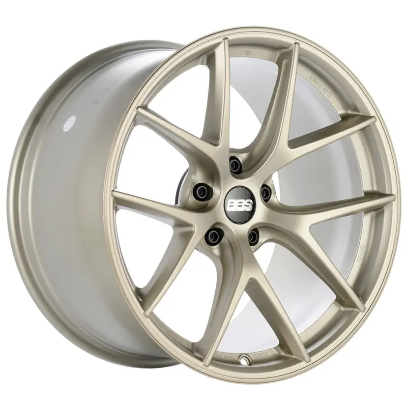 Bbs Ci-R Forged Alloy Wheel – 19X10", Et46, Satin White-Gold Finish (Face 2 Design) 1