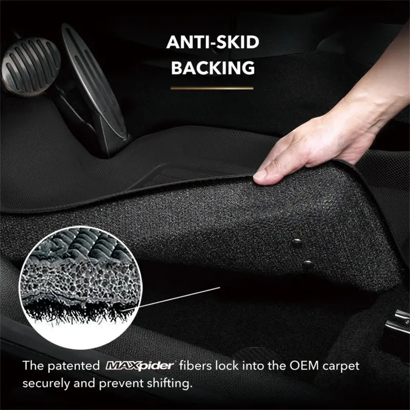 3D Maxpider Kagu All-Weather Floor Liners For 2022–2024 Hyundai Tucson (Gasoline Models), Black 2