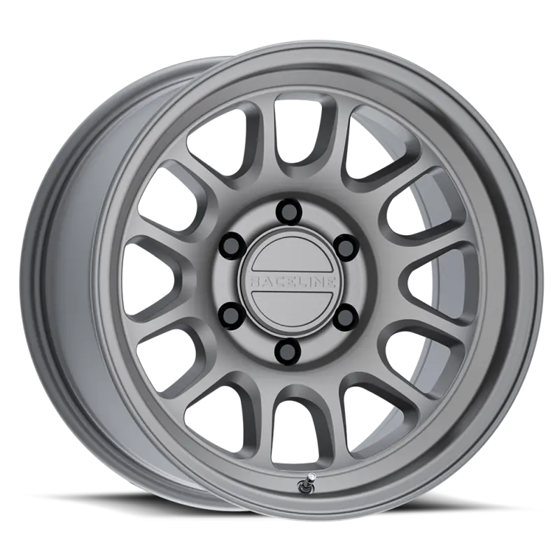 Raceline Rogue Matte Titanium Wheel – 17X9", 6X135 Bolt Pattern, -12Mm Offset, 87.1Mm Hub Bore 1