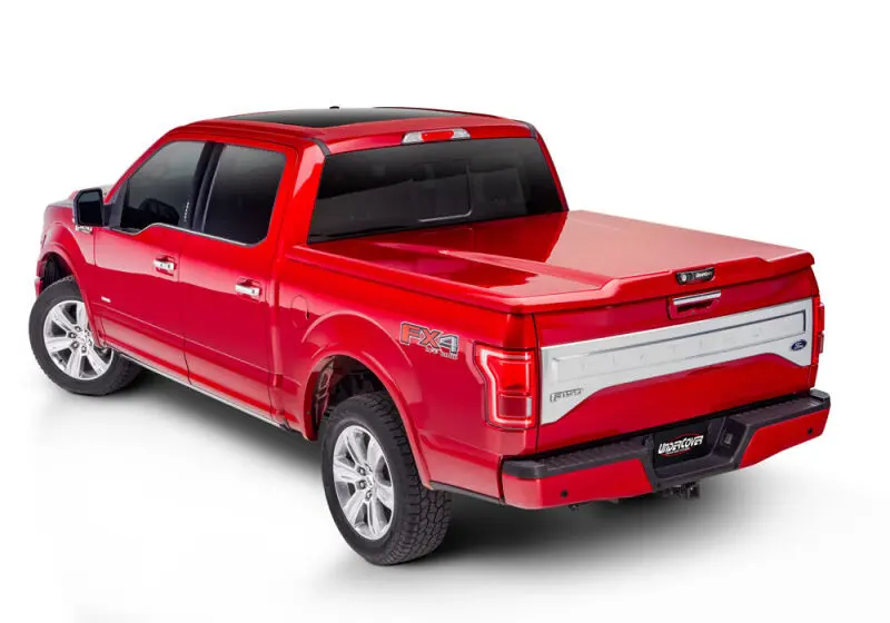Undercover Elite Lx Retractable Truck Bed Cover For 2022–2024 Toyota Tundra Crewmax 5.5Ft With Deck Rail System – Platinum White Pearl 1