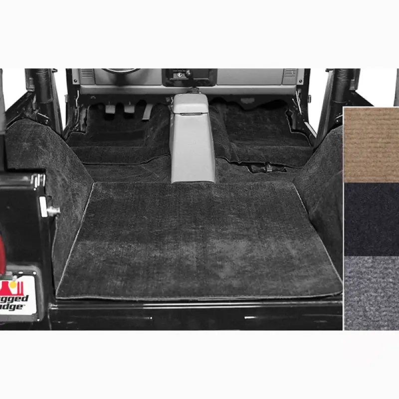 Rugged Ridge Deluxe Carpet Kit Black 76-95 Jeep Cj / Jeep Wrangler Models 1