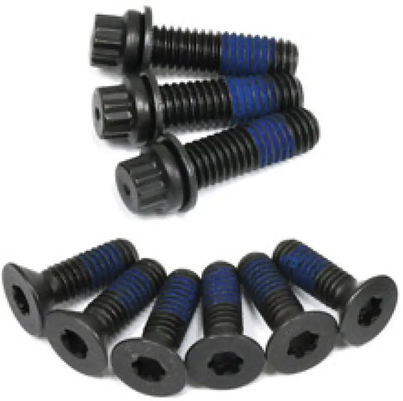 Ati Damper Bolt Pack – 9-Piece Set (6 × 5/16"-18×1", 3 × 3/8"-24×1.25") – Non-Chrysler Applications 1