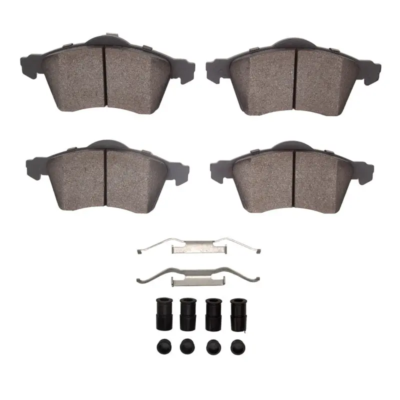 R1 Front Brake Pad & Hardware Kit For 1996–1996 Volkswagen Eurovan – Oe-Style Optimum Performance 1
