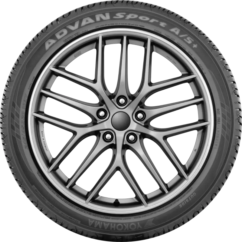 Yokohama Advan Sport A/S+ All-Season Performance Tire – 215/45R17, 87W Load Rating 1