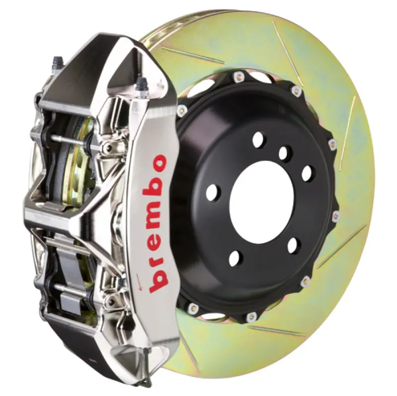 Brembo Front Gtr Big Brake Kit For 2014+ Infiniti Q50/Q50S (Fwd Only) – 6-Piston Billet Calipers, 380X32Mm Slotted 2-Piece Rotors 1