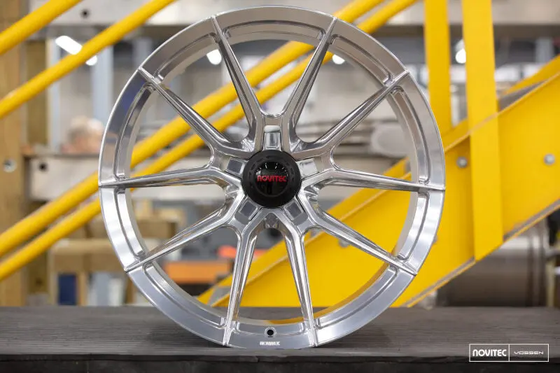 Vossen X Novitec Nf10 Forged Alloy Rear Wheel For Ferrari Purosangue – 23X12", 5X114.3, Et31, Brushed Gloss Clear Finish 1
