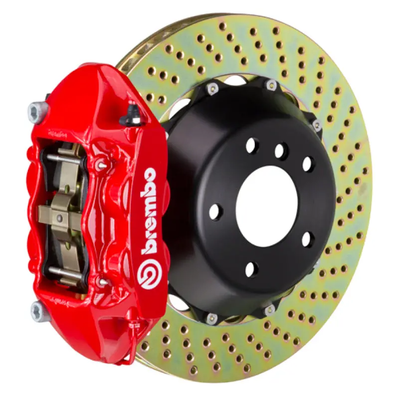 Brembo Gt Big Brake Kit – Rear, 380X28Mm Two-Piece Drilled Rotors, 4-Piston Calipers For Mercedes-Amg G55 (2005–2011) & G63/G65 (2012–2018) 1