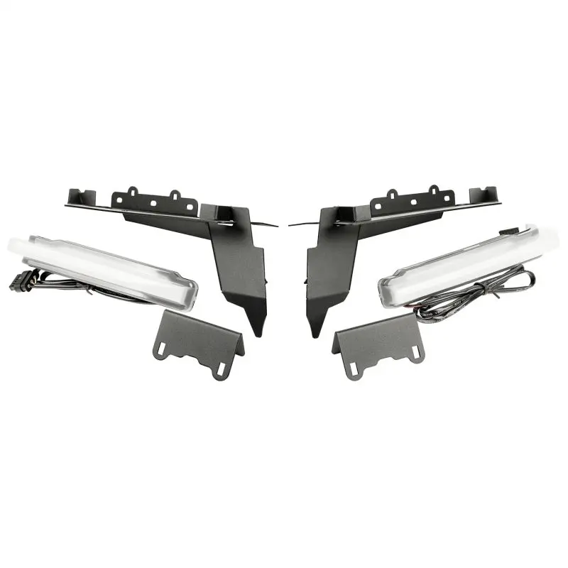 Rugged Ridge Chop Brackets Front Fender 20-23 Jeep Gladiator/Wrangler Jl Overland/Sahara/Sport W/Drl 1