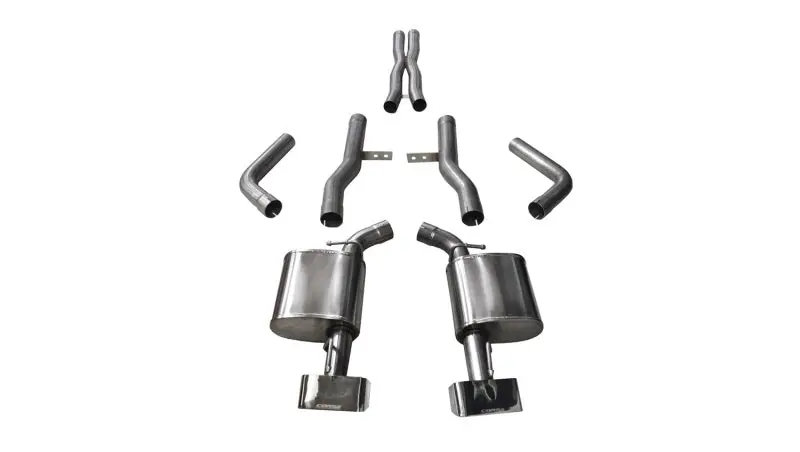 Corsa Xtreme Polished Cat-Back Exhaust For 2015–2016 Dodge Challenger Srt/Scat Pack/R/T (6.4L) 1