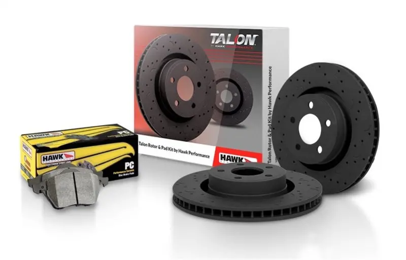 Hawk Talon Performance Brake Rotors – Precision-Slotted, Heat-Treated Cast Iron 2