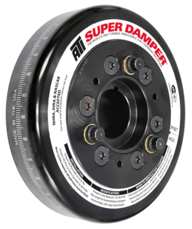 Ati Harmonic Damper – 6.325", Steel, Compatible With Chevy Small Block, Pontiac V6 & 4-Cylinder Engines 1
