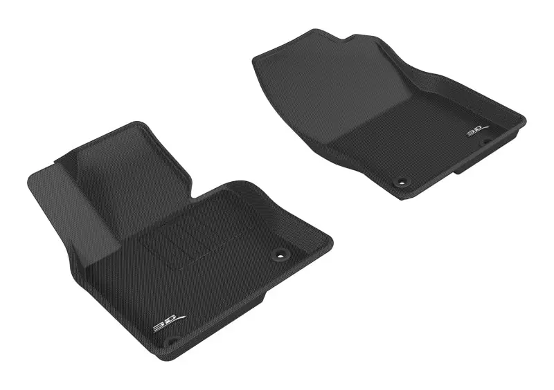 3D Maxpider Kagu-Style Black Floor Mats For 2017–2020 Mazda Cx-5 (First Row) 1