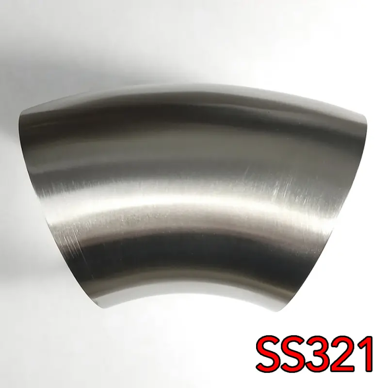 Stainless Bros Ss321 45° Mandrel-Bent Elbow – 1.88" Od, 1.5D Radius, 16Ga Wall (No Legs) 1