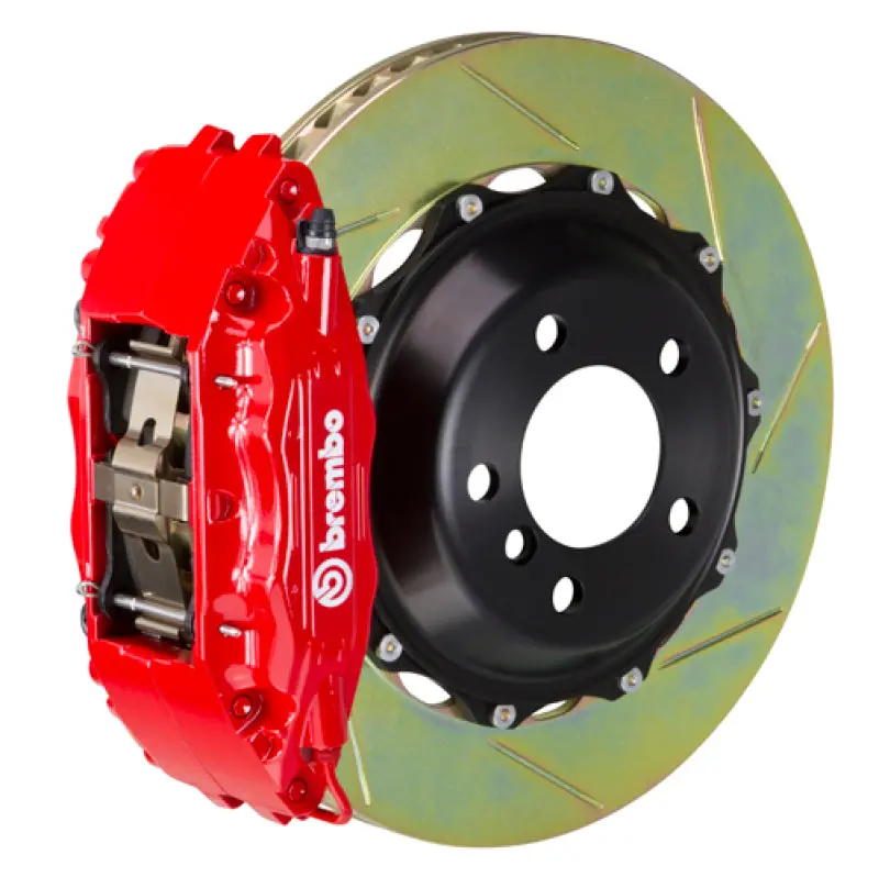 Brembo Gt Front Brake Kit – 4-Piston Calipers & Slotted 355X32Mm Rotors For 1992–1998 Bmw 318I/325I (Non-Xdrive) 1